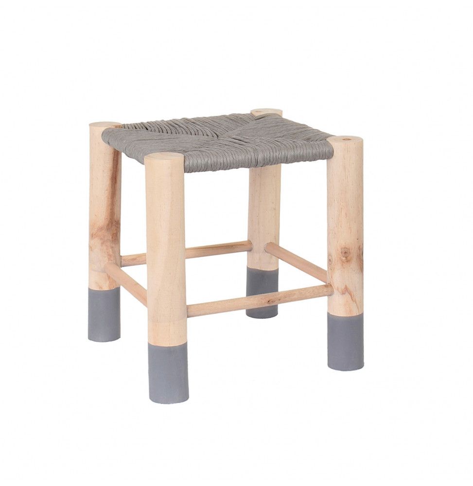 Tabouret style Marocain - Gris