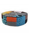 Pouf rond Patchwork - D 50 cm - Multicolore