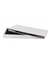 Coffre banc pliable imitation fourrure - Blanc