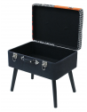 Tabouret coffre valise Patchwork - Multicolore