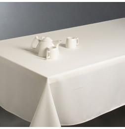 Nappe anti taches rectangulaire 150 x 300 cm - Blanc ivoire