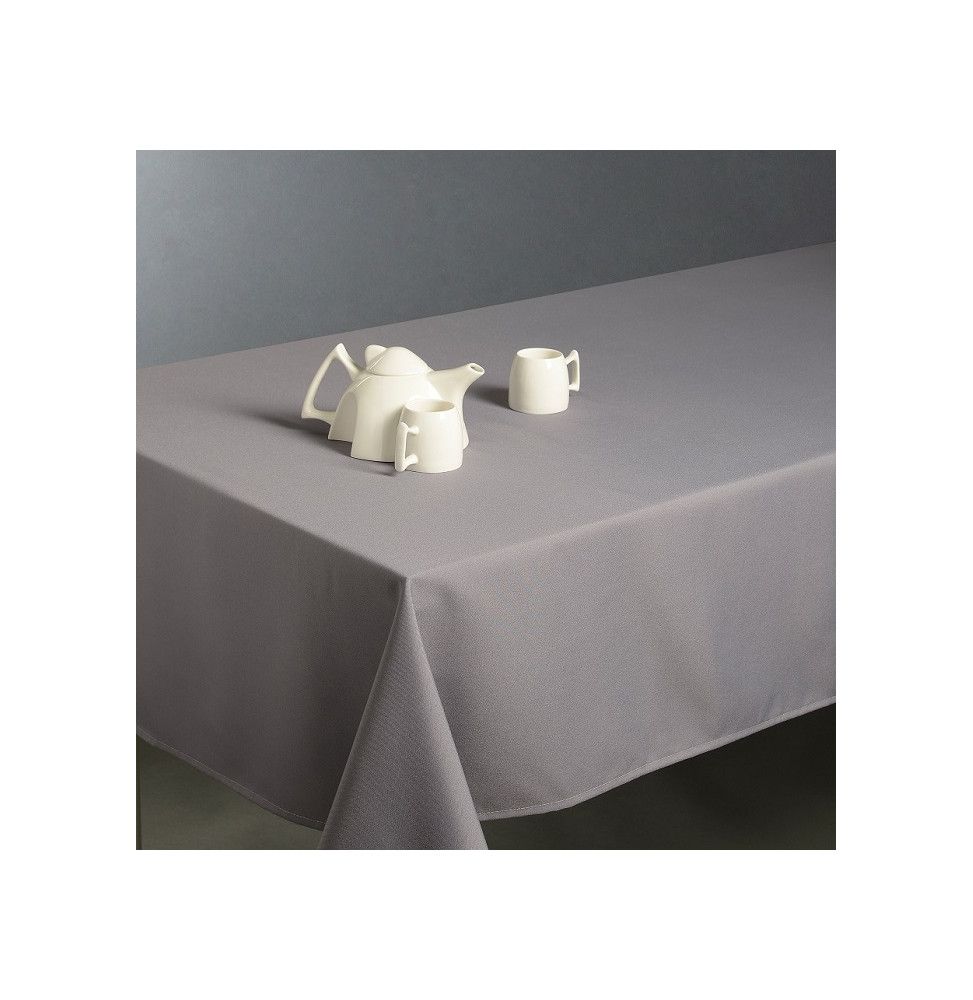 Nappe anti taches rectangulaire 150 x 300 cm - Gris