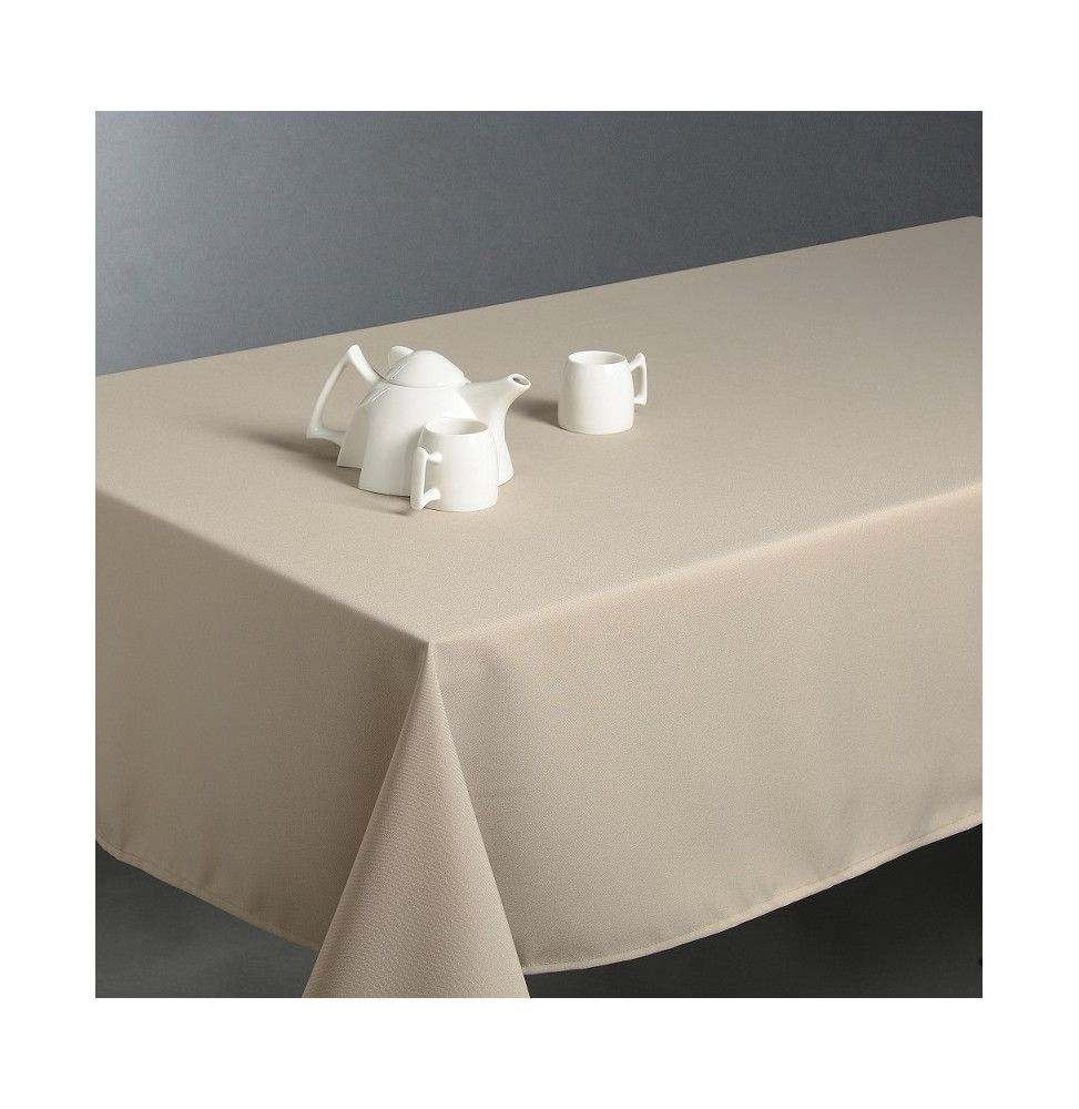 Nappe anti taches rectangulaire 150 x 300 cm - Beige