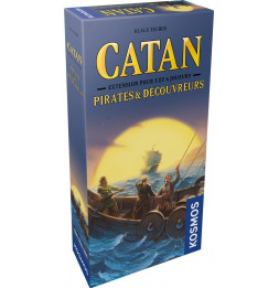 Jeu de société Catan - Pirates et Découvreurs - 5 à 6 joueurs - Extension - Dès 10 ans