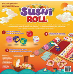 Jeu de société Sushi Roll - Cocktail Games - 2 à 5 joueurs - Dès 8 ans - jeu de base