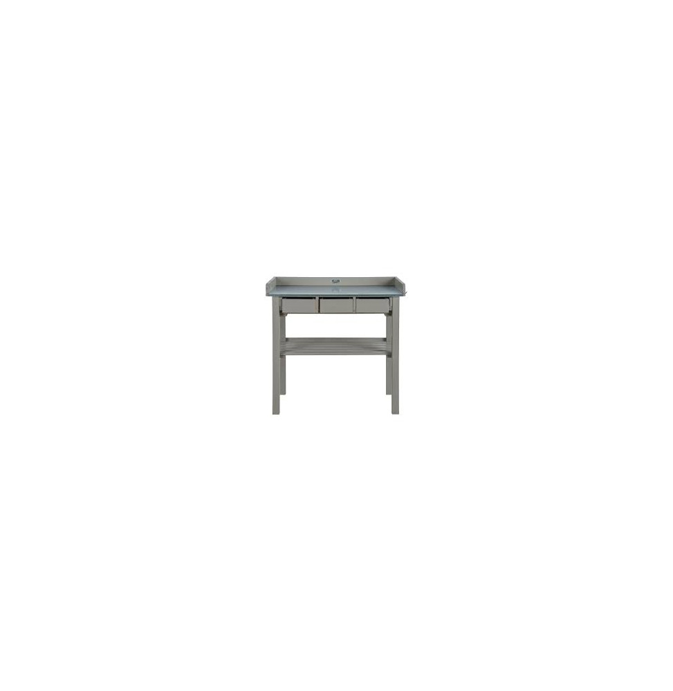 Table de jardinage - L 78 x P 38 x H 82,5 cm - Gris