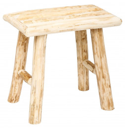 Tabouret Woody - Effet bois...