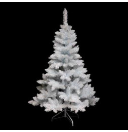 Sapin artificiel blanc reflets brillants - 180 cm - Blooming