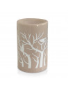 Brûle parfum Treebee - D 7 x H 11 cm - Beige