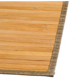 Tapis latte de bambou - Naturel - 50 x 80 cm