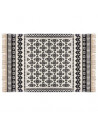 Tapis en coton - Noir et blanc - 120 x 170 cm