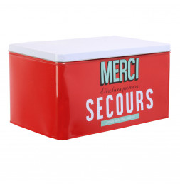 Boîte de rangement - Ma boîte de premier secours - Rouge