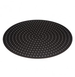 Plat à tarte perforé et fond amovible - D 28 x H 3 cm - Métal