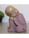 Statuette zen Bouddha 3 - L 11 x l 10 x H 12,3 cm