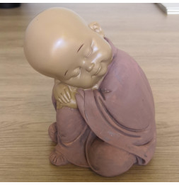 Statuette zen Bouddha 3 - L 11 x l 10 x H 12,3 cm