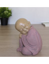 Statuette zen Bouddha 3 - L 11 x l 10 x H 12,3 cm