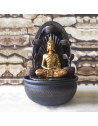 Fontaine Bouddha Chakra - D 26 x H 40 cm - Polyrésine