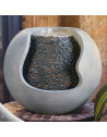 Fontaine moderne Andy ronde - Gris - H 27 x L 36 x l 31 cm
