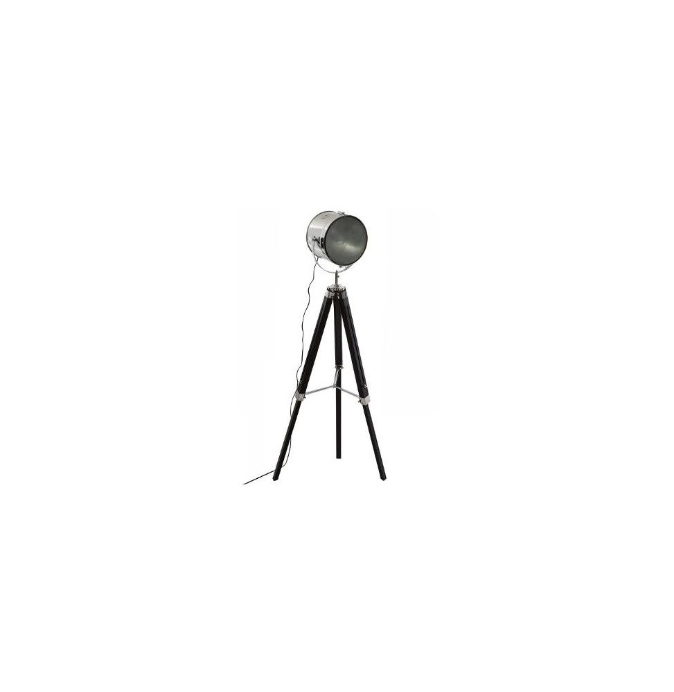 Lampadaire style projecteur - D 68,5 x H 152 cm - Noir