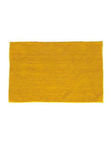 Tapis de bain chenille - 50 x 80 cm - Jaune