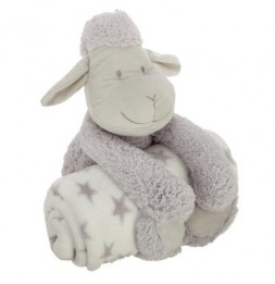 Doudou mouton + plaid - L...