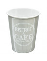 Coffret de 6 tasses Bistrot - 10 cl - Faïence