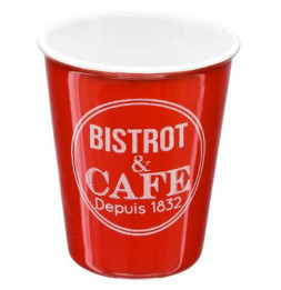 Coffret de 6 tasses Bistrot - 10 cl - Faïence