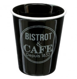 Coffret de 6 tasses Bistrot - 10 cl - Faïence