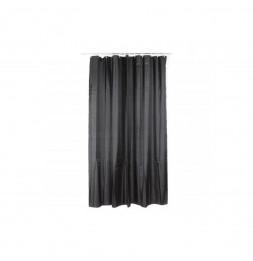 Rideau de douche - Polyester - 180 x 200 cm - Noir