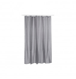 Rideau de douche - Polyester - 180 x 200 cm - Gris