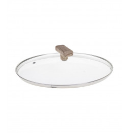 Faitout en aluminium - D. 24 cm - Effet pierre grise