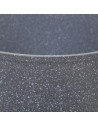 Sauteuse en aluminium - D. 28 cm - Effet pierre grise