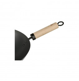 Wok en acier  - D. 35 cm - Manche en bois