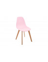 Chaise rose scandinave  pour enfant - Rose