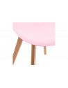 Chaise rose scandinave  pour enfant - Rose