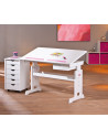 Bureau pour enfant avec plateau inclinable - Baru - Meuble rose ou bleu