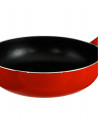 Sauteuse en aluminium - D. 24 cm - À induction - Rouge