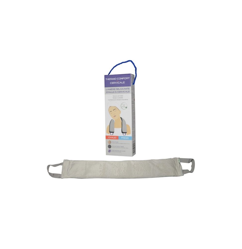 Lanière relaxante Thermo Confort - L 67 x l 10 cm - Cervicale