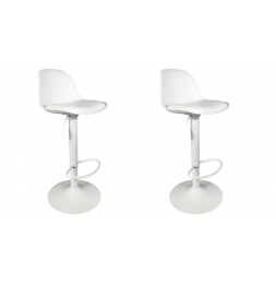 Lot de 2 chaises de bar -...