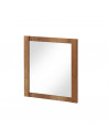 Ensemble meuble vasque + miroir - Bois - 80 cm - Classic Oak