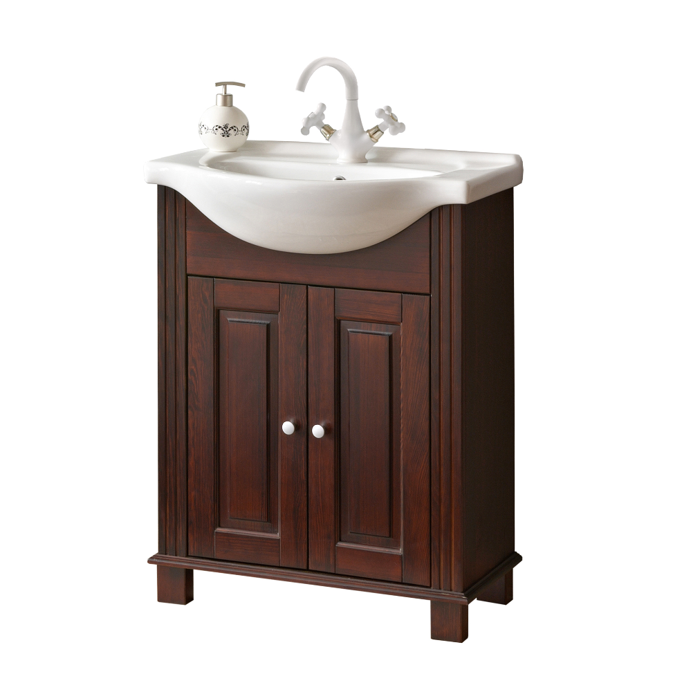 Ensemble meuble vasque de salle de bain - 85 cm - Retro