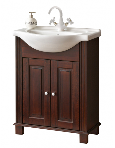 Ensemble meuble vasque de salle de bain - 85 cm - Retro