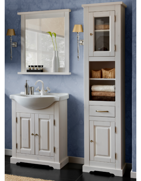 Ensemble meubles de salle de bain complet - Bois - 65 cm - Romantic nowy