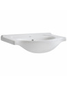 Ensemble meuble vasque + miroir - Bois - 85 cm - Romantic nowy