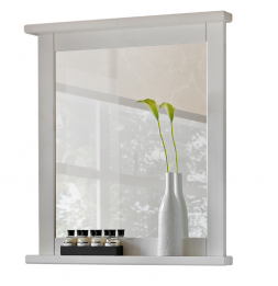 Ensemble meuble vasque + miroir - Bois - 85 cm - Romantic nowy