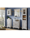 Ensemble meuble vasque + miroir - Bois - 85 cm - Romantic nowy