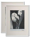 Lot de 2 cadres photo Galeria - 40 x 50 cm - Blanc