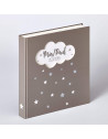 Album photo de naissance Magical - 30,5 x 28 cm - Taupe