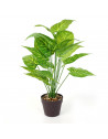 Plante artificielle en pot - D 13 x H 55 cm - Vert