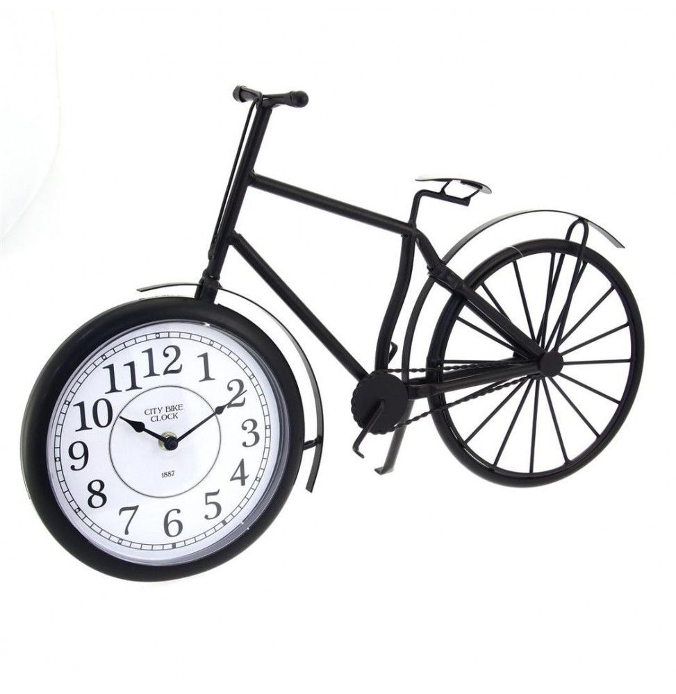 Horloge vélo vintage - 33 x 49 cm - Pendule originale